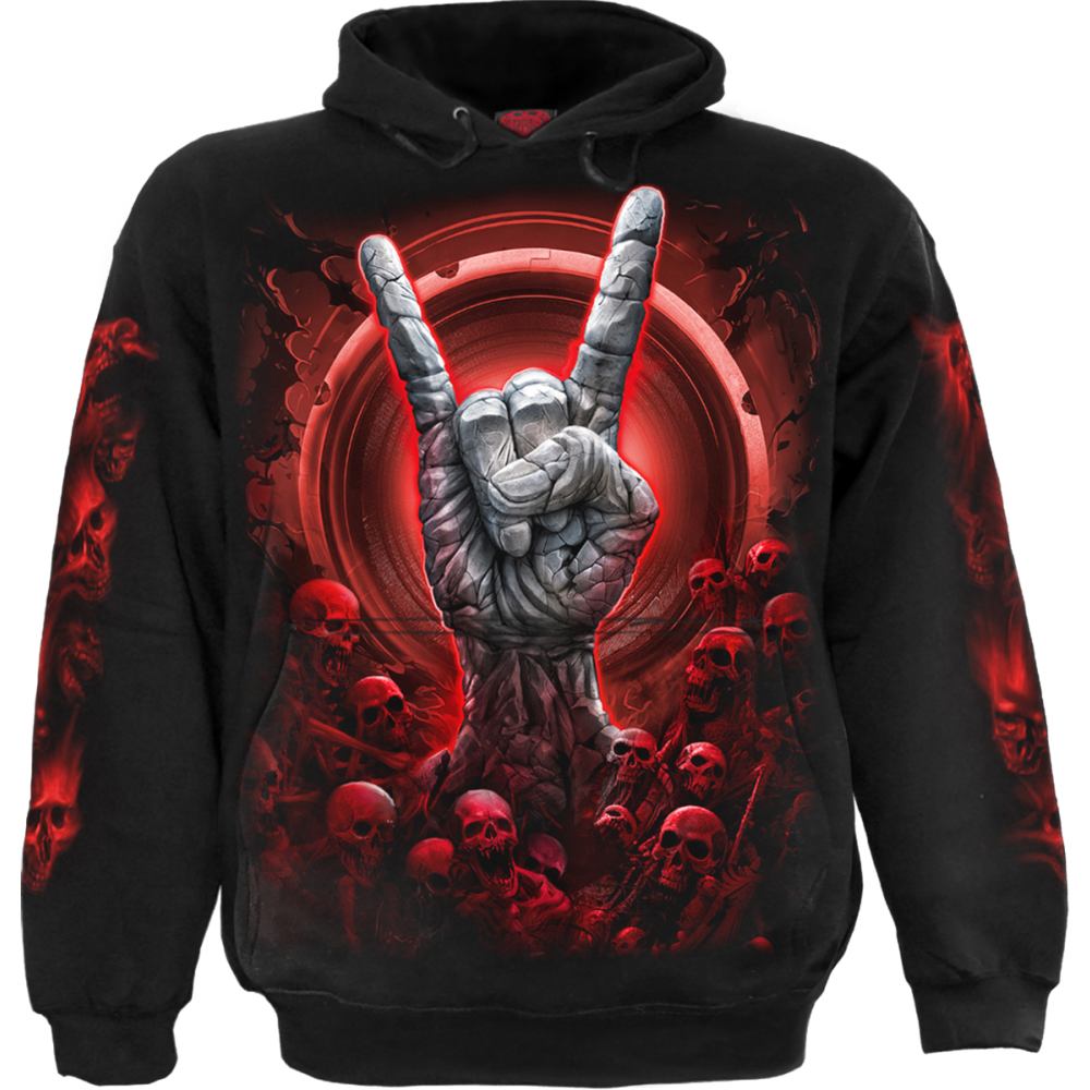 Spiral - Tomb Of Rock Hoodie - Black